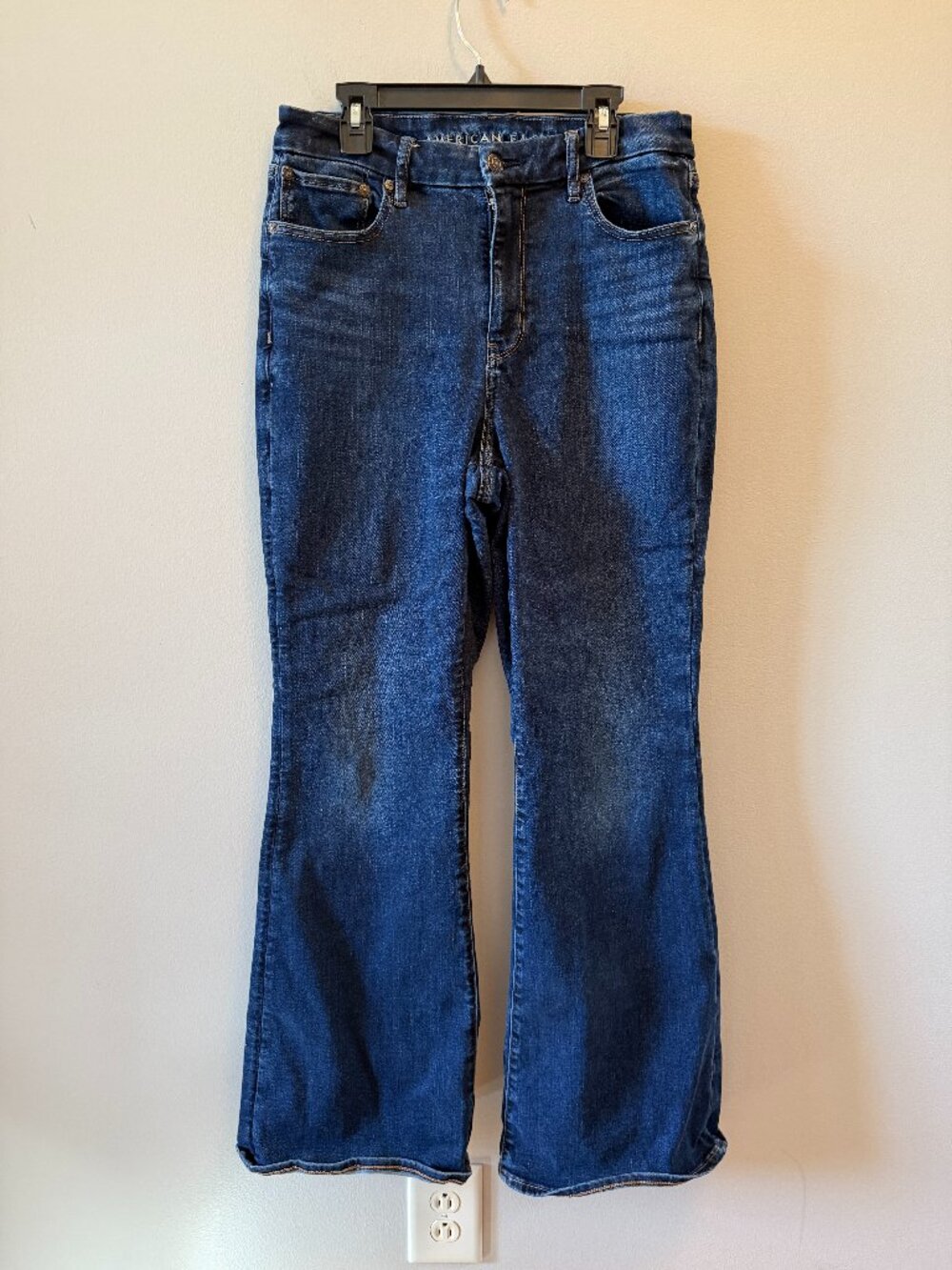 American Eagle Curvy Super High-Rise Flare Jeans Women's Size 12